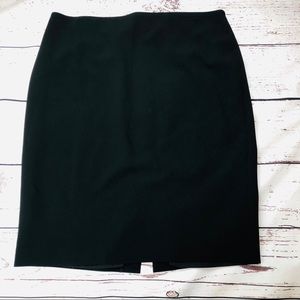 St. John Caviar Pencil Skirt black